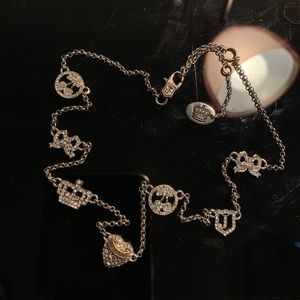 Juicy couture charm necklace
